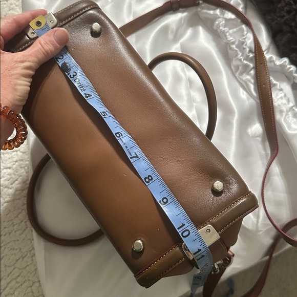 Coach Tan and Brown Leather Satchel - Picture 7 of 9